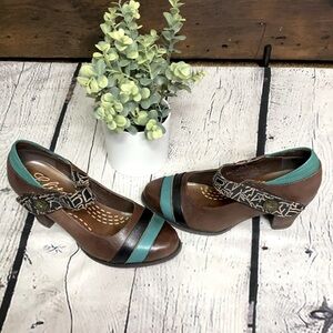 Elite Sz 6 Brown Mary Jane shoe
